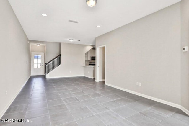 view of unfurnished living room