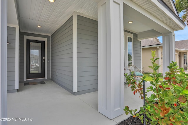 view of property entrance