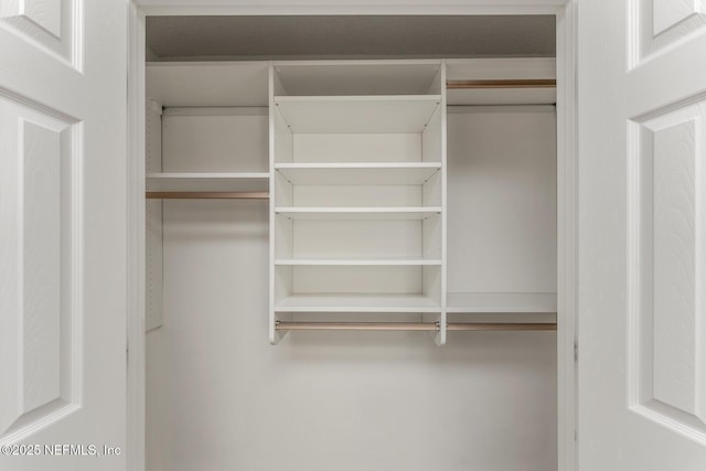 view of closet