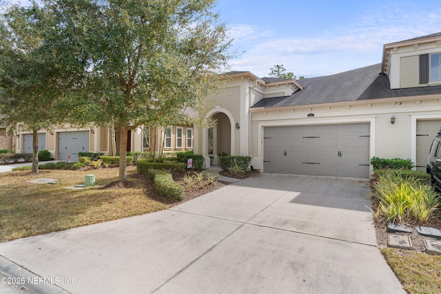 view of front of home with a front lawn