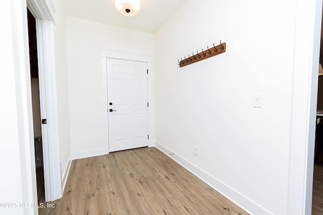 entrance foyer featuring light hardwood / wood-style floors