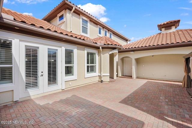 view of patio / terrace with french doors