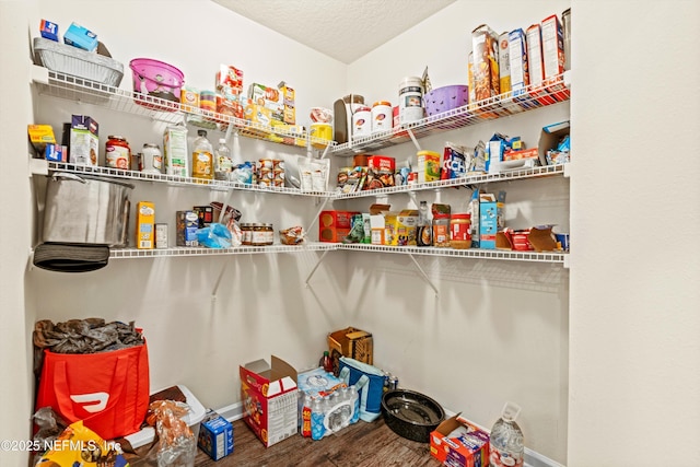 view of pantry