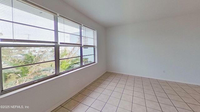 view of tiled empty room