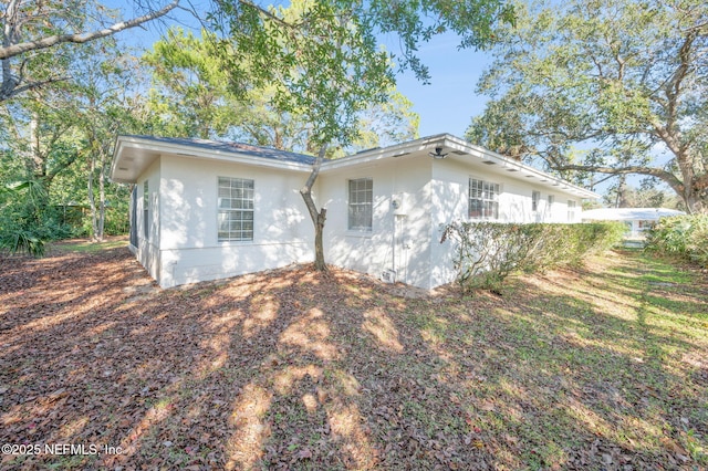 view of rear view of property