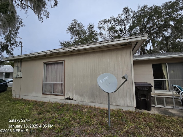 view of property exterior