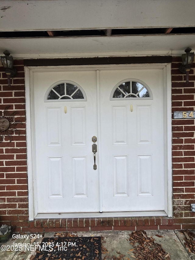 view of entrance to property