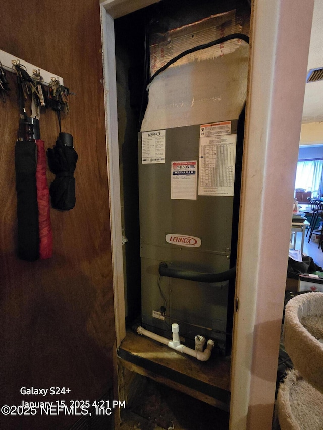 utilities featuring heating unit