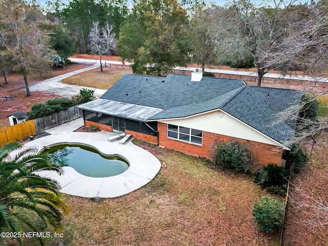 exterior space with a patio