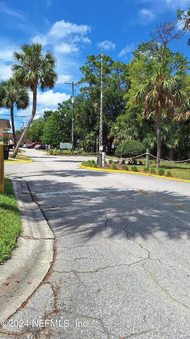 view of road