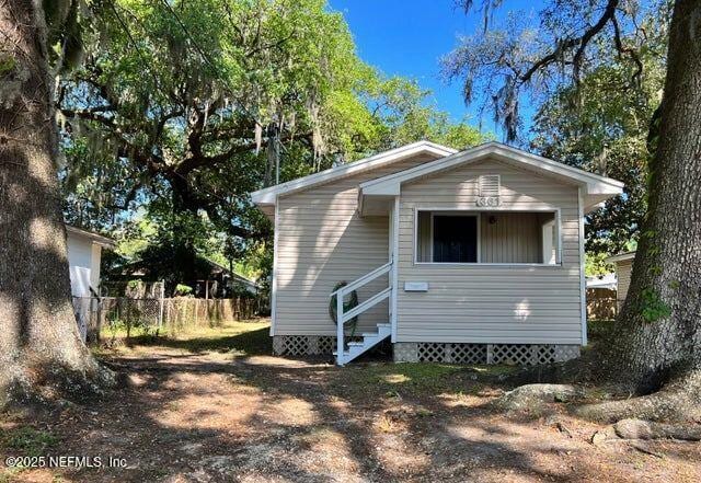 view of back of property