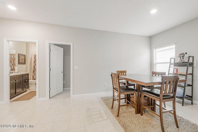 view of dining room