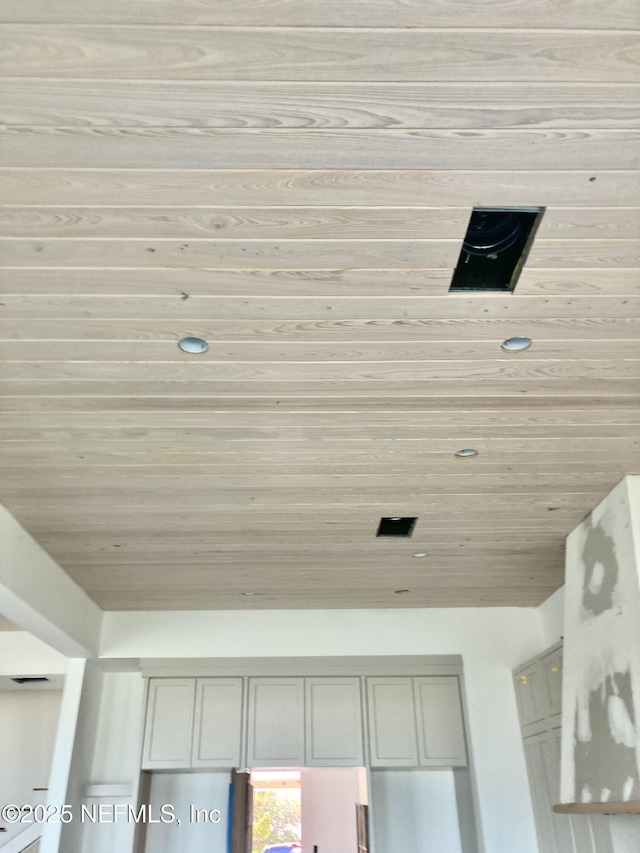 1509 Oceanfront, Neptune Beach, FL 32266 - interior details featuring gray cabinets