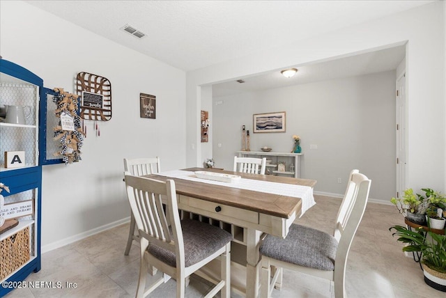 view of dining room