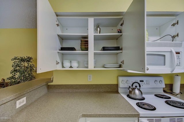 kitchen with white appliances