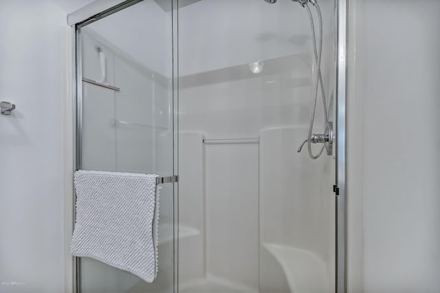 bathroom with walk in shower