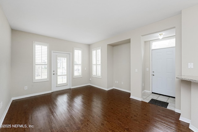 entrance foyer featuring light hardwood / wood-style floors