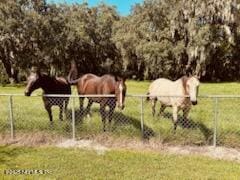 view of horse barn