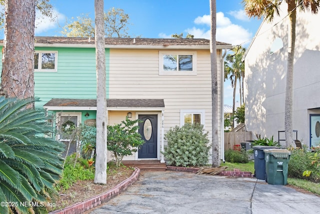 view of front of house featuring a patio