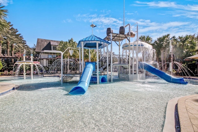 view of jungle gym