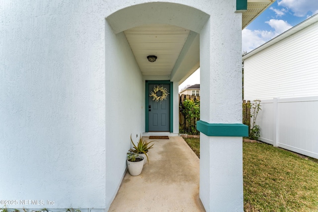 view of property entrance