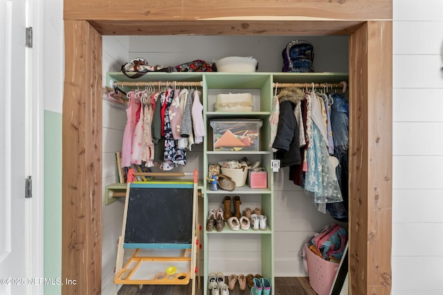 view of closet