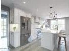kitchen with concrete flooring