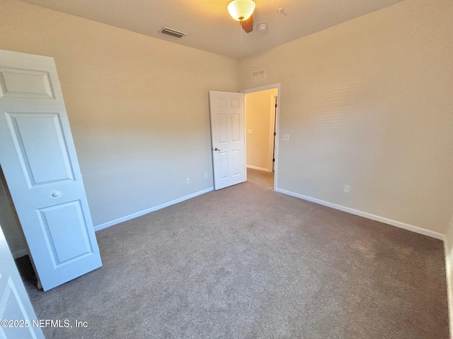 unfurnished bedroom with carpet flooring