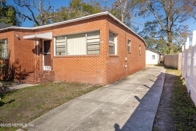 view of side of home