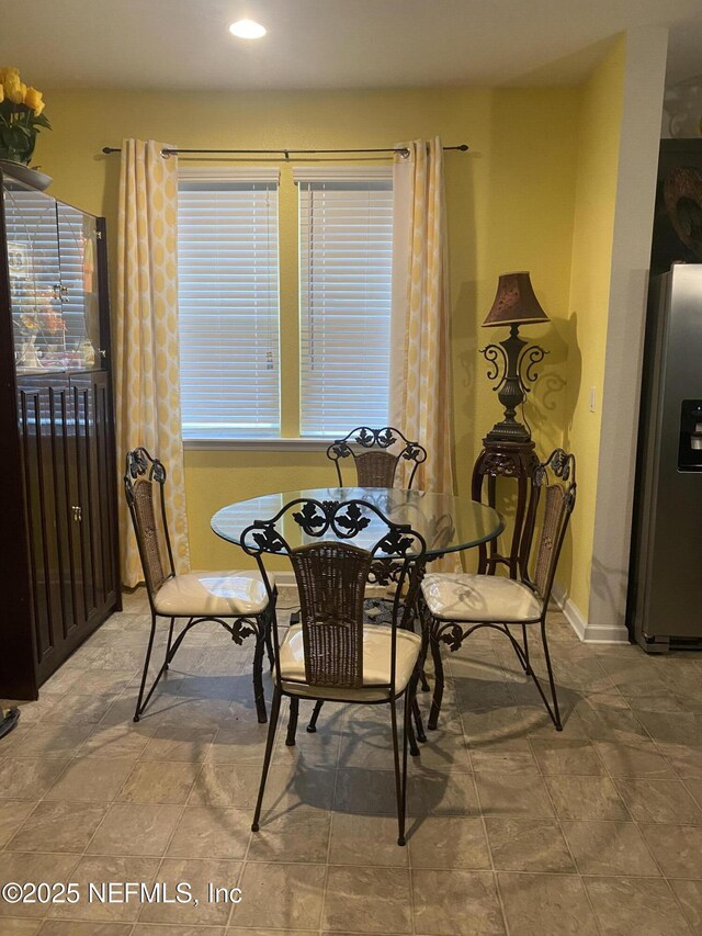 view of dining space