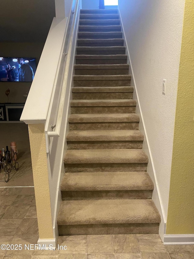 view of staircase