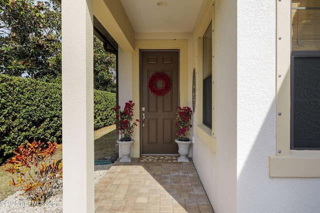 view of entrance to property