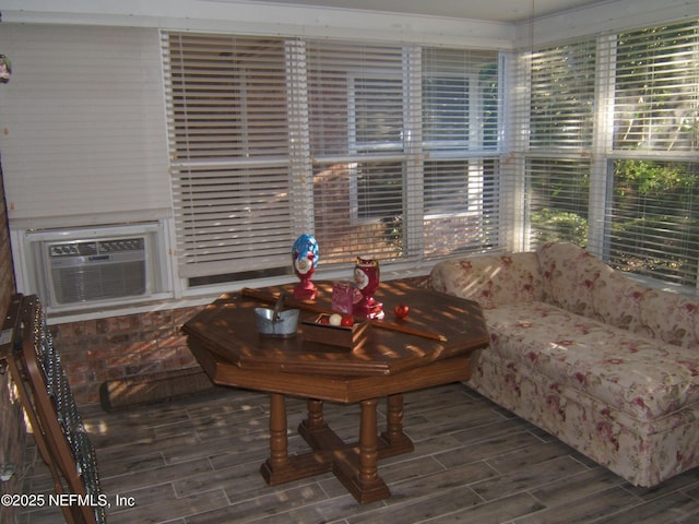 9252 San Jose Blvd Unit 3701, Jacksonville, FL 32257 - living area featuring wood finished floors and cooling unit