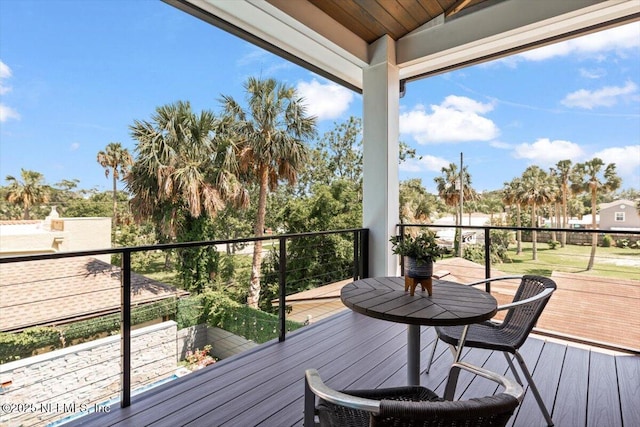 211 Belvedere St, Atlantic Beach, FL 32233 - view of wooden terrace