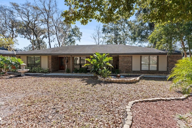 view of ranch-style home