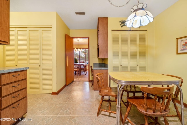 view of dining space