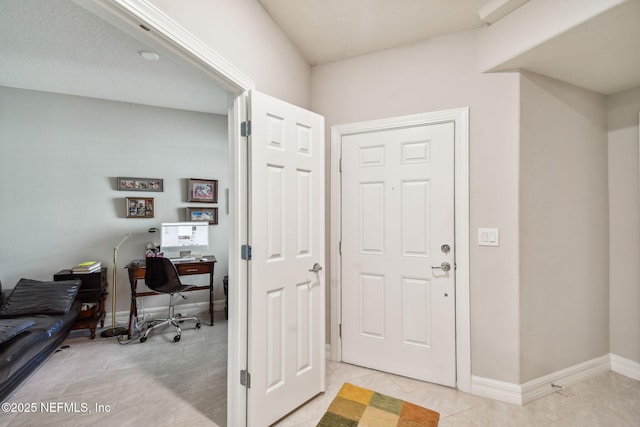 view of tiled entryway