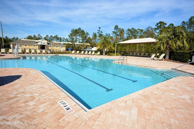 view of pool