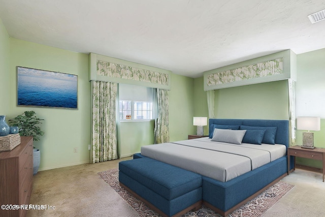 bedroom featuring carpet floors