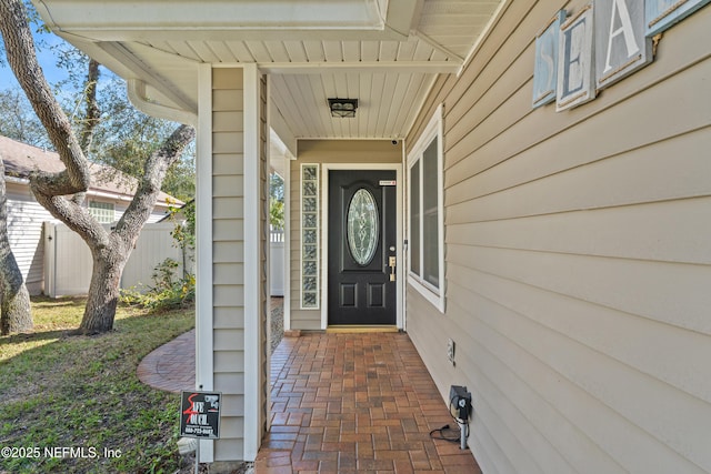 view of entrance to property