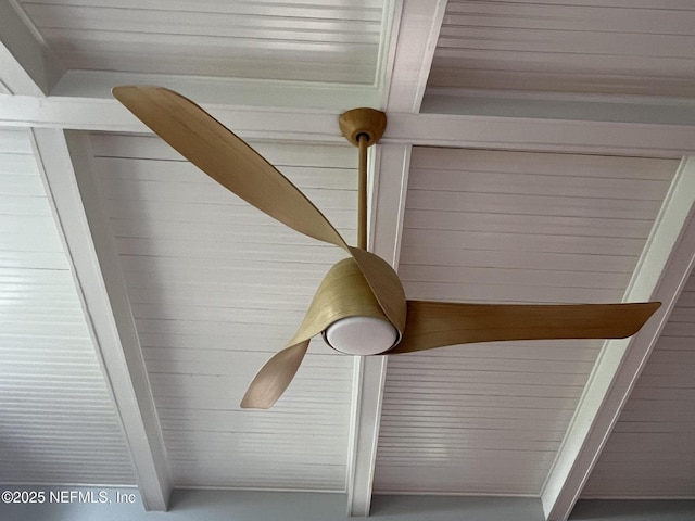 room details featuring beam ceiling