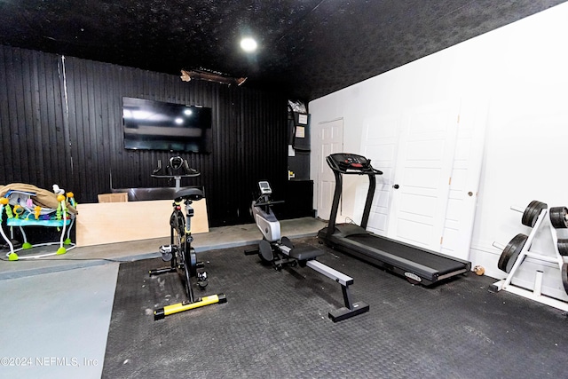 view of exercise room