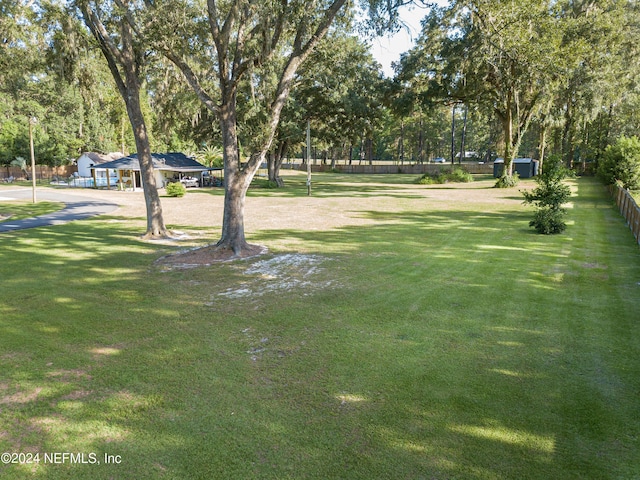 surrounding community featuring a lawn