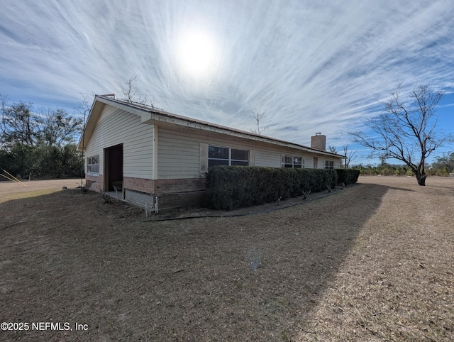 view of side of property