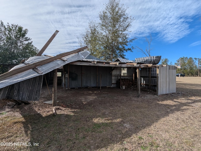 view of rear view of property