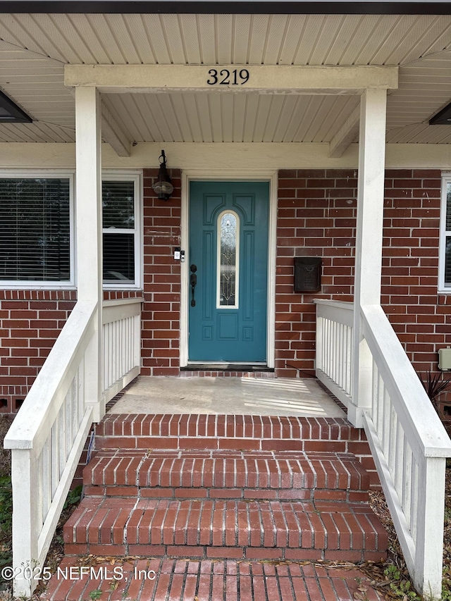 view of entrance to property