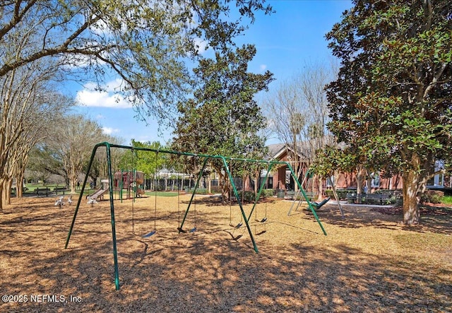 view of communal playground