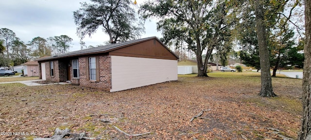 view of home's exterior