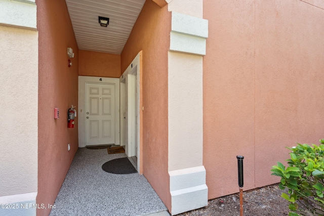 view of entrance to property