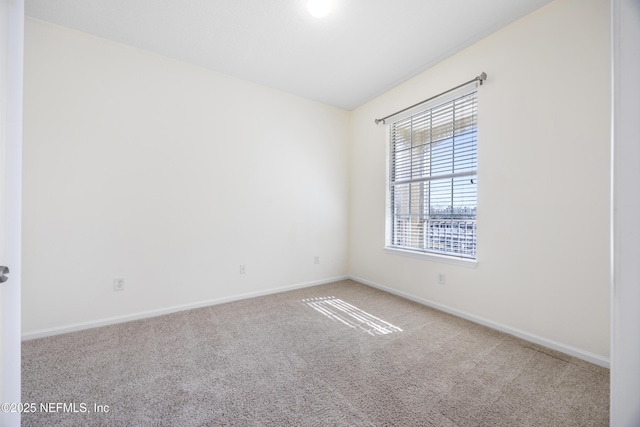 unfurnished room with carpet floors